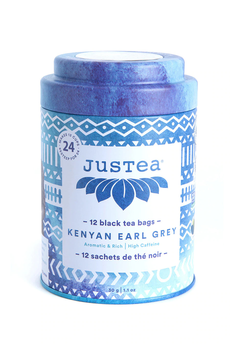 JusTea® Kenyan Earl Grey Tea Bags