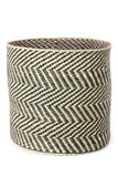 Black & Natural Maila Milulu Reed Basket