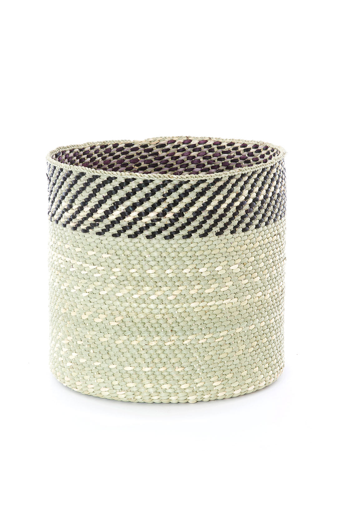 Black & Natural Kupanda Iringa Baskets Small Basket