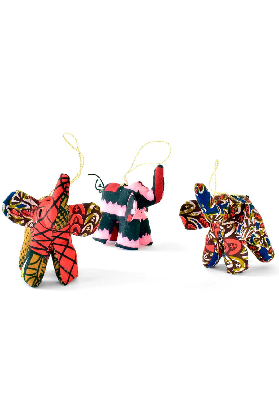 Betty's Kitenge Cloth Elephant Ornament