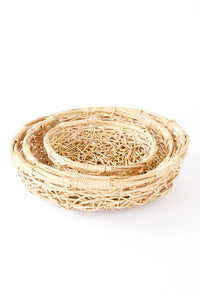 Set of Three Makenge Root Nest Baskets
