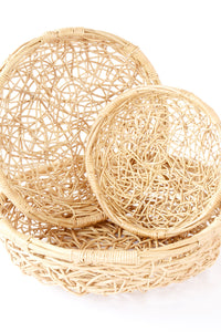 Set of Three Makenge Root Nest Baskets