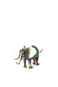 Playful Ellie Oil Drum Sculptures Extra Small Elephant Oil Drum Sculpture