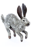 Hopping Rabbit Recycled Metal Sculpture Default Title