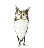Recycled Metal Horned Owl Sculptures
