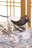 Metal Songbird Sculpture