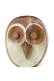 Serpentine Stone Owl Sculpture from Zimbabwe Large Serpentine Stone Owl Sculpture from Zimbabwe