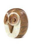 Serpentine Stone Owl Sculpture from Zimbabwe Large Serpentine Stone Owl Sculpture from Zimbabwe
