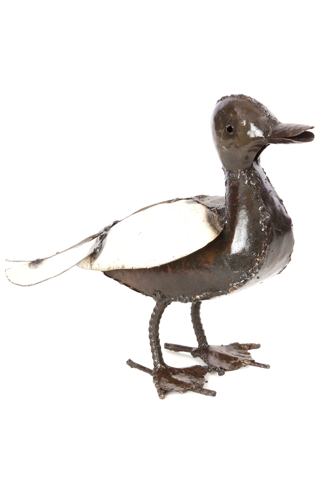 Recycled Metal Duck Sculptures Baby Duckling Sculpture