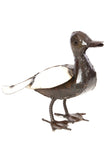 Recycled Metal Duck Sculptures Baby Duckling Sculpture
